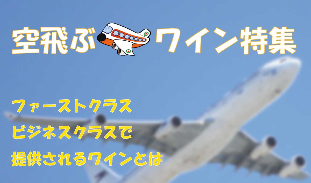 空飛ぶワイン特集 飛行機の中で提供されるワインとは 趣味のワイン ワイン専門店 葡萄畑ココスのブログ