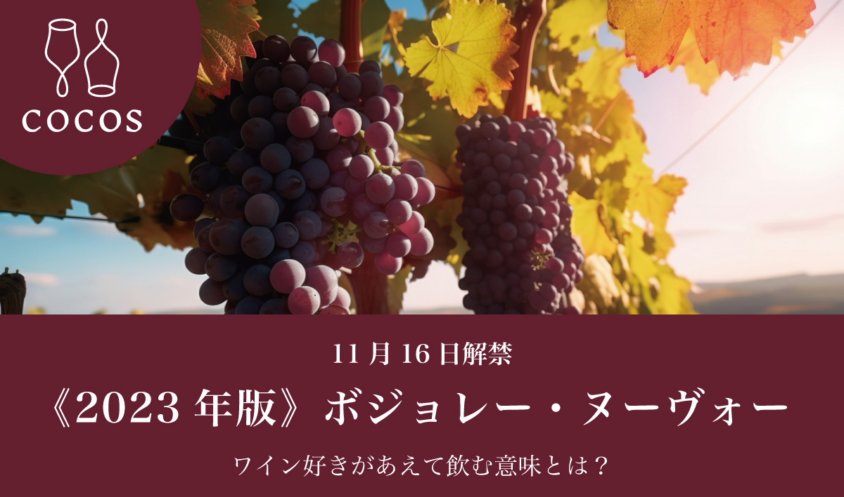 【11月16日解禁】2023年のボジョレー・ヌーヴォー ワイン好きがあえて飲む意味とは？