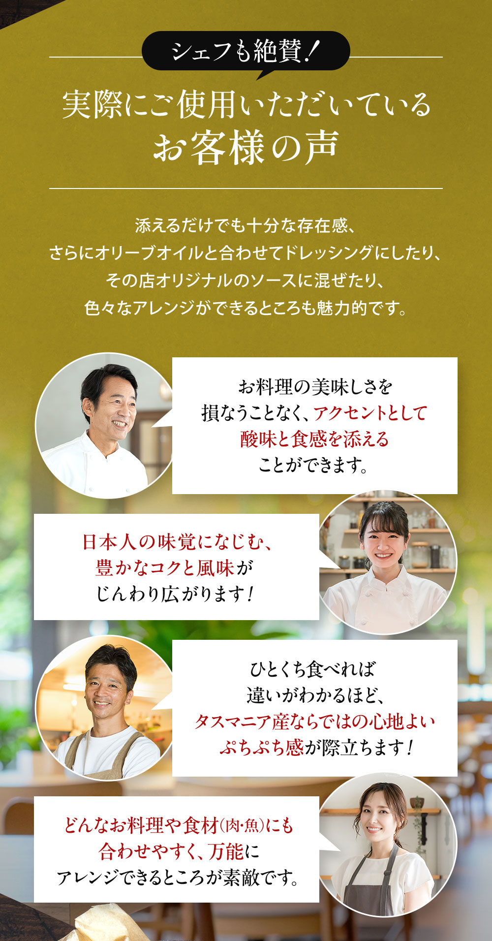 シェフにも愛用されるヒルファームマスタード